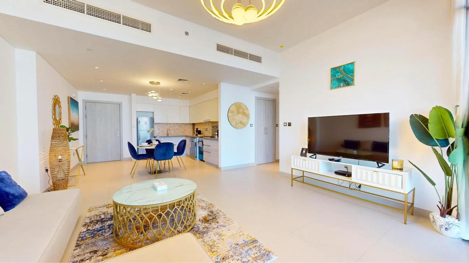 Waterfront Residence - Luxury 1Br In Creek Harbour Dubai Apartment